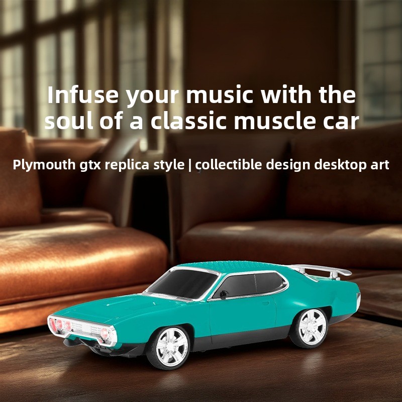 Bluetoothスピーカー プリマス車モデル オーナメント - Audio Music Spotify のレビューと価格