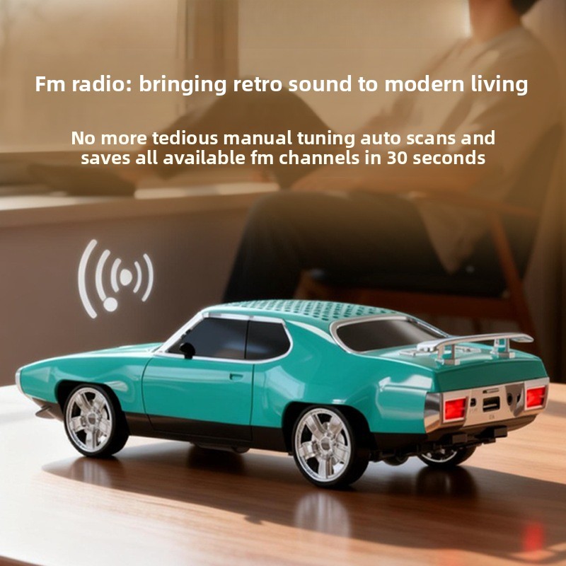 Bluetoothスピーカー プリマス車モデル オーナメント - Audio Music Spotify のレビューと価格
